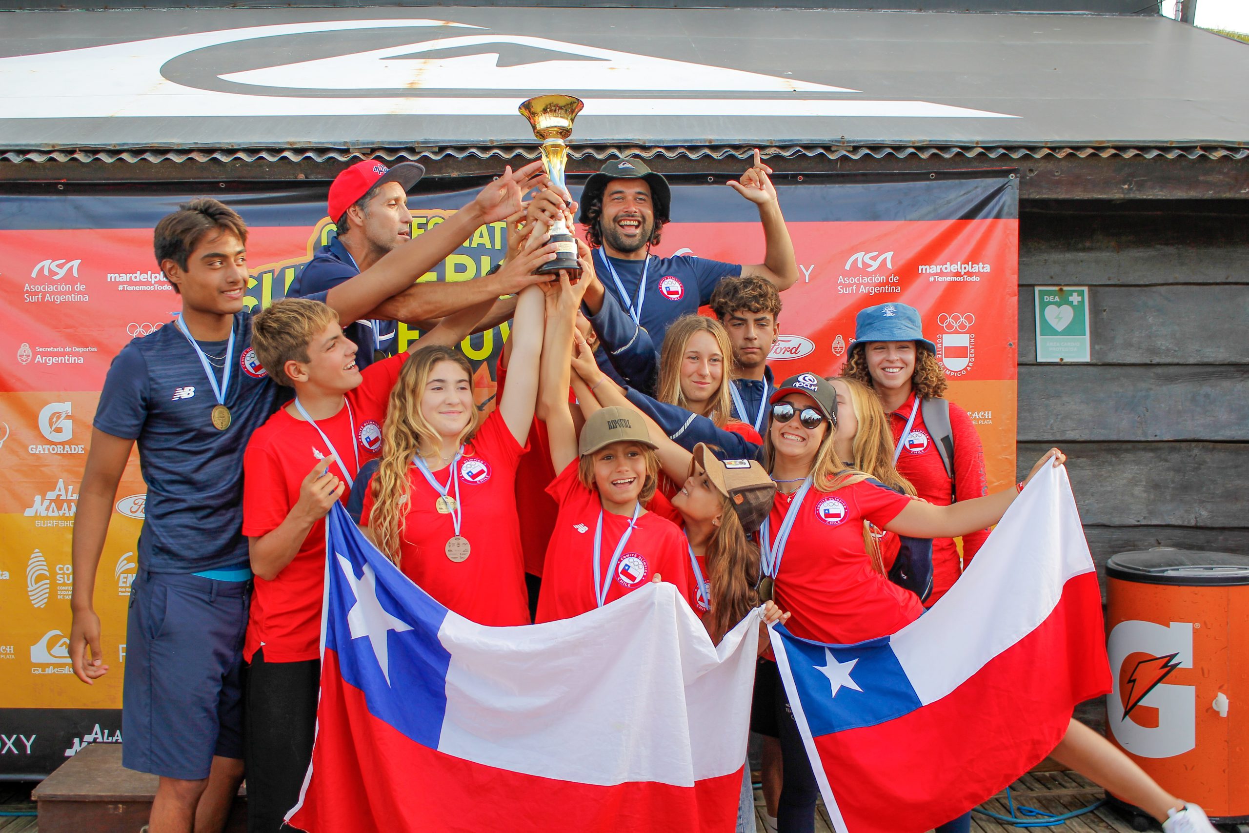 El Team Chile de Surf logra un resultado histórico en Argentina