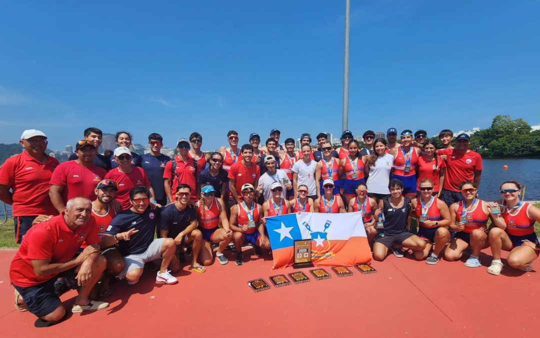 Tremendos: El Team Chile de Remo se corona campeón sudamericano en Río de Janeiro